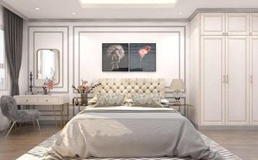 Thiết kế nội thất chung cư phong cách Tân Cổ Điển 